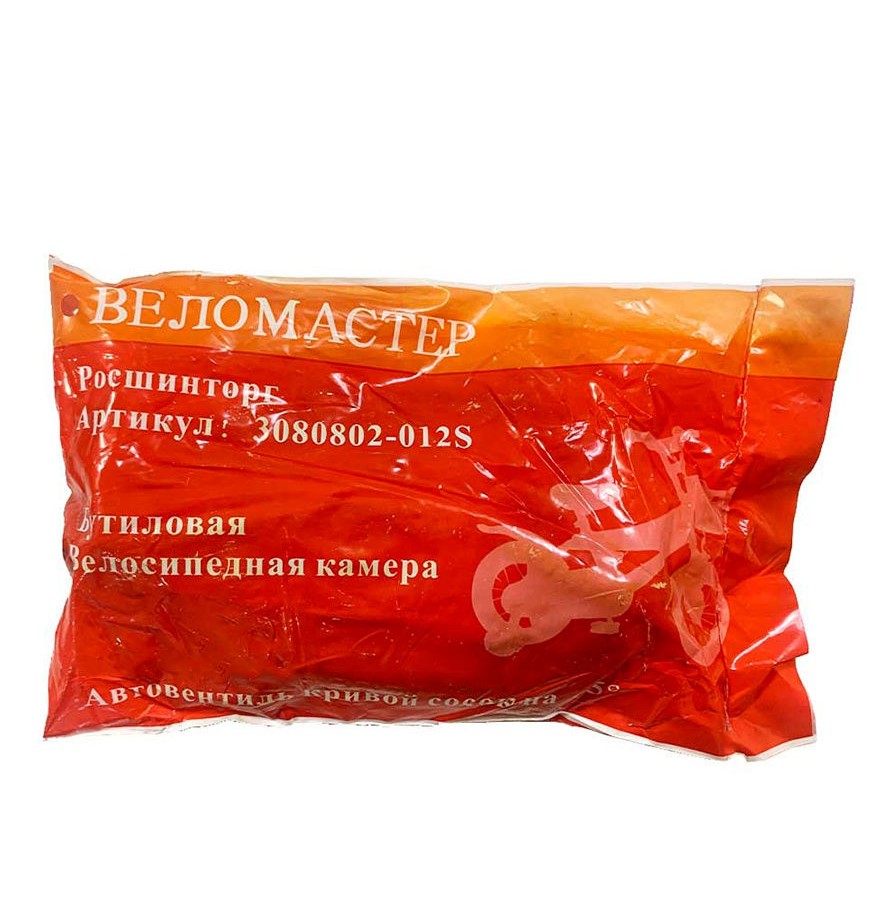 картинка Камера 8'' ( 1.75-2.125) Веломастер кривой сосок | велосалон Драйв г. Липецк