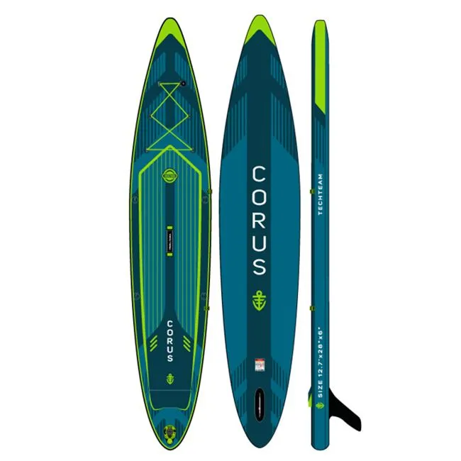 картинка Сапборд Corus Blue/Синий 383x76x15 см | велосалон Драйв г. Липецк